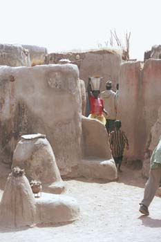 Narrow village street